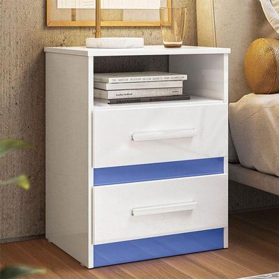 Mesa De Cabeceira Infantil Apolo Branco Flex - Moval