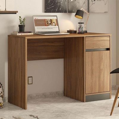 Escrivaninha Office Morada Amêndola Grafito – Demóbile