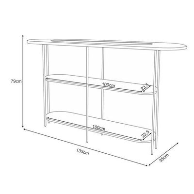 Rack Bancada Graci 1.3 Com Aparador Infinity Cinamomo Off White – Hb Móveis
