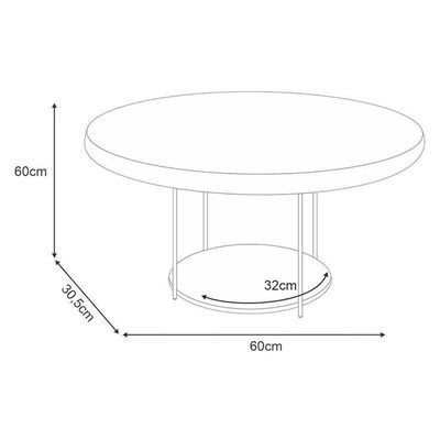 Estante Home Theater Bold Off White Castanho E Mesa De Centro Sky Castanho – Hb Móveis
