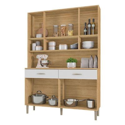 Kit Cozinha Golden 8 Portas Freijó Supremo - Kits Paraná