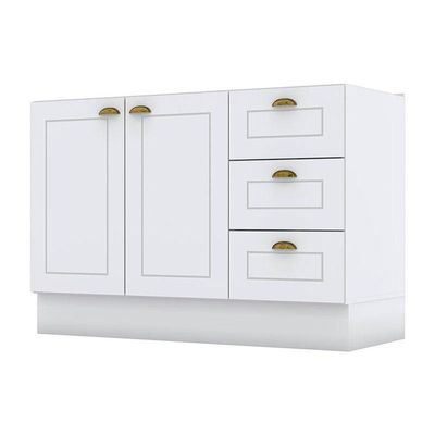 Balcão De Pia 120 Cm Nova York Branco Hp – Henn
