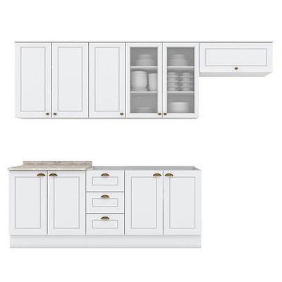 Cozinha Modulada Americana 6 Peças Branco Hp – Henn