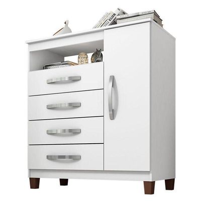 Cômoda Sapateira Ambiente Catar Branco - Incorplac
