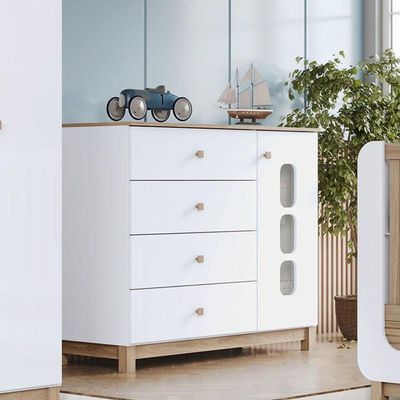 Cômoda Infantil Aconchego Branco Jequitibá Hp – Henn