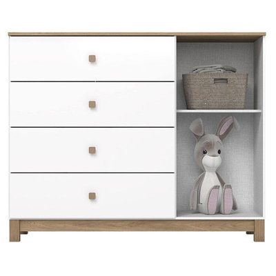 Cômoda Infantil Aconchego Branco Jequitibá Hp – Henn
