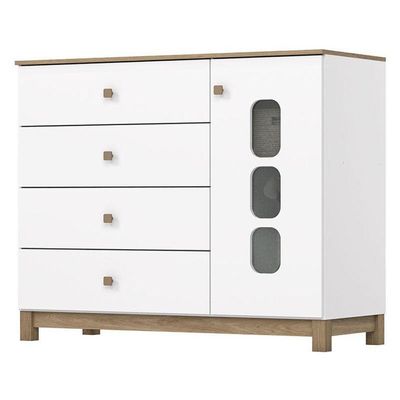Cômoda Infantil Aconchego Branco Jequitibá Hp – Henn