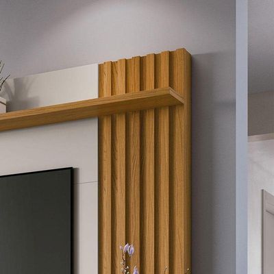 Estante Home Theater Artheo Cinamomo Off White - Hb Móveis