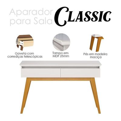 Aparador Para Sala Ambiente Classic Off White - Imcal
