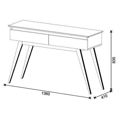 Aparador Para Sala Ambiente Classic Off White - Imcal