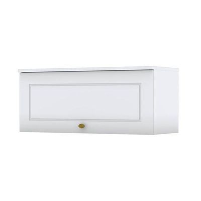 Armário Aéreo 1 Porta Basculante 80 Cm Nova York Branco Hp – Henn