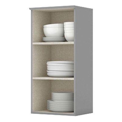 Armário Aéreo 1 Porta 40 Cm Nova York Cinza – Henn
