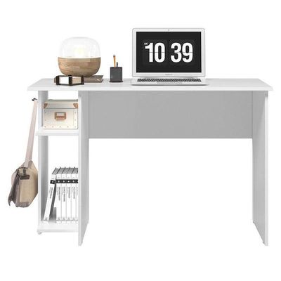 Mesa Para Escritório 3875 Ambiente Branco Brilho - Qmovi