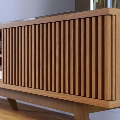 Rack Bancada Ambiente Fortaleza Freijó– Colibri