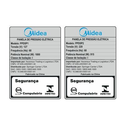 Panela De Pressão Elétrica Midea 5L Nutripro Inox PP5MS2 220V