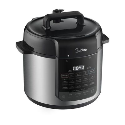 Panela De Pressão Elétrica Midea 5L Nutripro Inox PP5MS2 220V