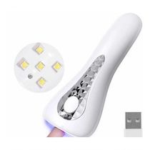 Mini Cabine Lanterna Portátil 5 Led Uv Secagem Gel Sem Fioq5