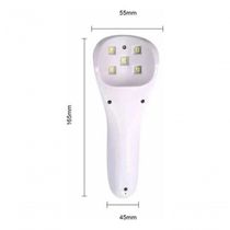 Mini Cabine Lanterna Portátil 5 Led Uv Secagem Gel Sem Fioq5