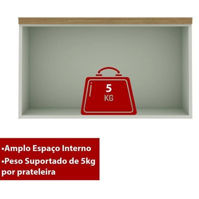 Armário De Cozinha Genialflex Aéreo Hortelã