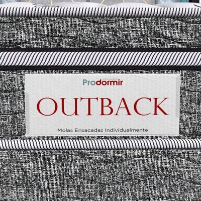Conjunto Box Casal Mola Ensacada Prodormir Outback New Cinza