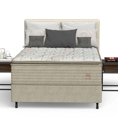 Conjunto Box Casal Mola Prodormir Hercules New Bege