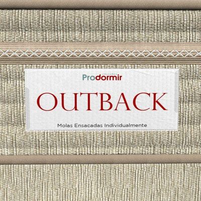 Colchão Casal Mola Ensacada Prodormir Outback New Bege