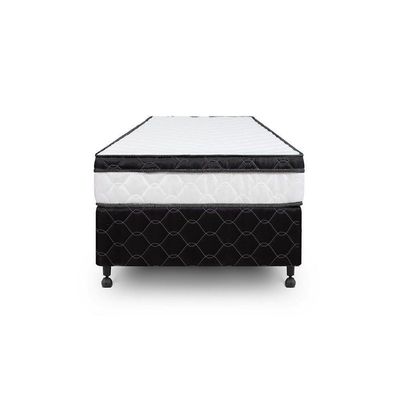 Cama Box + Colchão Castor Solteiro Montblanc One Face D45 100x200x52cm
