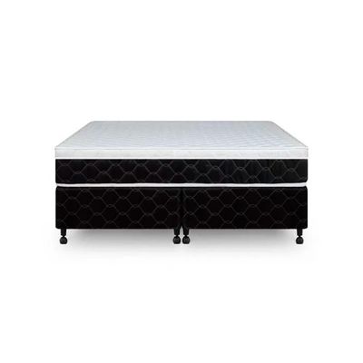 Cama Box + Colchão Castor King Montblanc One Face D33 180x200x52cm