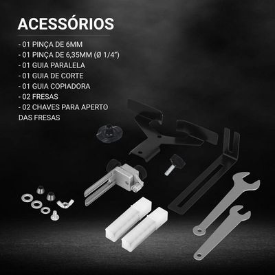 Tupia Profissional Philco PTU01 33000RPM + Jogo De Fresa 220V