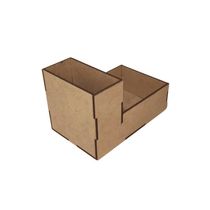 Porta Guardanapo E Sachê Em Mdf - Kit 10 Unidades