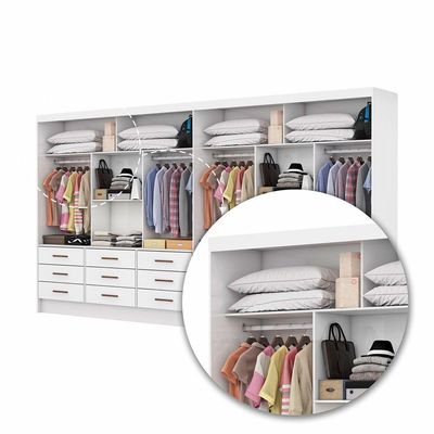 Closet Sevilha 6 Portas Casal Duplo 18 Gvt Carioca Moveis Branco