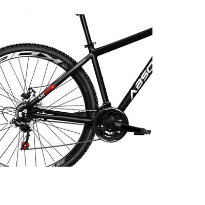 Bicicleta Aro 29 Absolute Nero 5 Câmbio Shimano 24v Acera K7 Garfo Trava Freio A Disco - Preto
