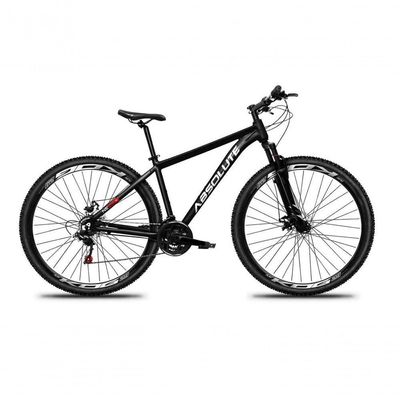 Bicicleta Aro 29 Absolute Nero 5 Câmbio Shimano 24v Acera K7 Garfo Trava Freio A Disco - Preto