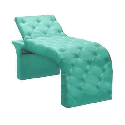 Maca Estofada Estética Cílios Regulável Spa Suede Maitê Azul Tiffany