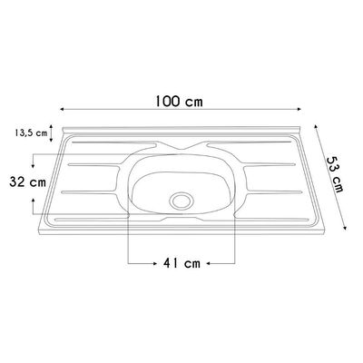 Armário De Cozinha Cp02 Com Pia 100cm Pérola Z34 Branco - Mpozenato