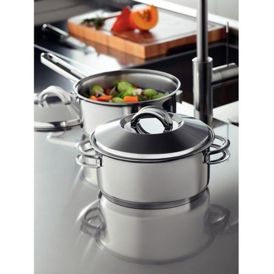 Caçarola Solar Funda 20 Cm 3,6 L Em Aço Inox