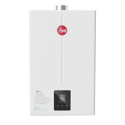 Kit Aquecedor 12 Litros Glp Bivolt + Bomba 350W 127V Rheem