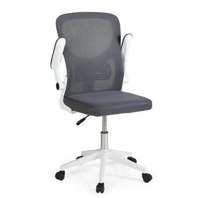 Kit 2 Cadeiras De Escritório Giratória Mônaco Com Relax E Regulagem De Altura - Cinza