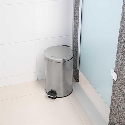 Lixeira Redonda 12l Inox Vonder