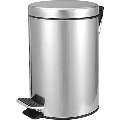 Lixeira Redonda 3l Inox Vonder