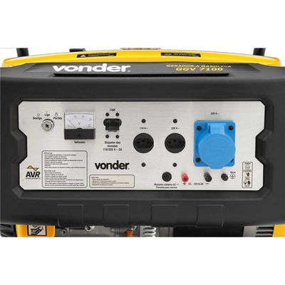 Gerador Gasolina 7100w Ggv7100 Vonder