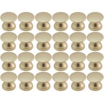 Kit 24 Puxadores 199 Tucson Pontos Dourados Móveis Armários e Gavetas