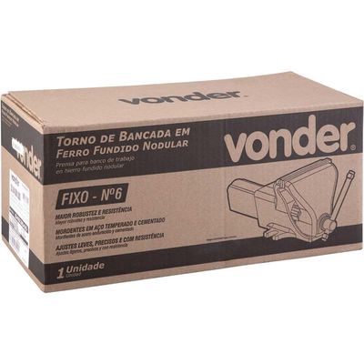 Torno Bancada Nr 6 C/mordentes Vonder