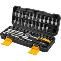 Soq Sext Enc 1/4" Jg 04a14mm 46pc Vonder