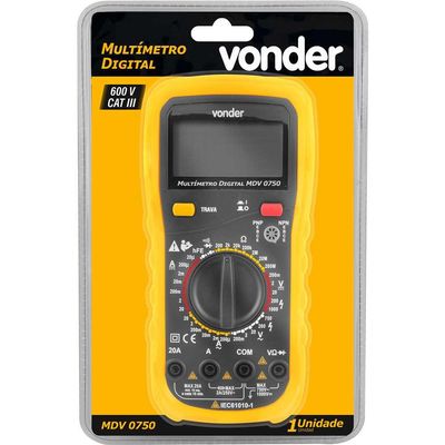 Multimetro Digital Mdv0750 Vonder