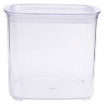 Pote Quadrado 800ml Plástico Organizador Biscoitos Grão Sementes Cinquetti