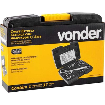 Ch Estrela/bits Jg 8a19mm Catraca 37pc Vonder