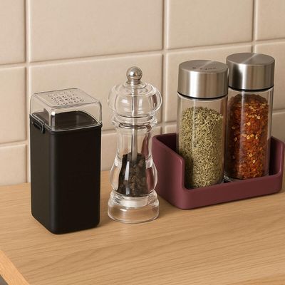 Kit 6 Saleiros Pimenteiros de Mesa 70ml Plástico Coza Restaurante Bar Lanchonete