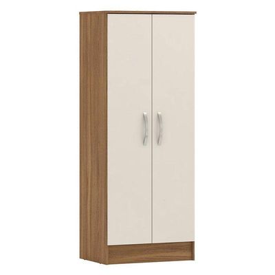 Cômoda Sapateira áurea E Armário Multiuso Viena Amêndola Touch Off White – Demóbile