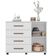 Cômoda Flora E Guarda Roupa Solteiro Astro Branco Flex - Demóbile